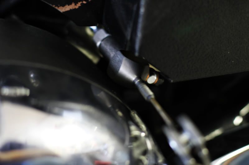 Goodbye clutch cable....hello hydraulic conversion on '06 JP Victory